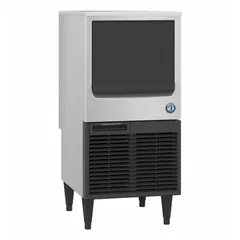 The HOSHIZAKI KM-81BAK is an undercounter ice machine that produces crescent-shaped ice cubes. It includes an integrated storage bin, making it suitable for commercial kitchens, bars, and restaurants where space is limited. This unit is designed for high-volume beverage service.