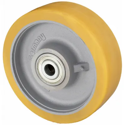 OEM APPROVED VENDOR GTH 252/30K-BB1 Polyurethane Tread on Iron Core Wheel - Polyurethane Tread on Iron Core Wheels