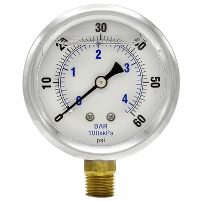 WGTC 251L4PCW Low Operating Pressure Differential Gauge - Low Operating Pressure Differential Gauges