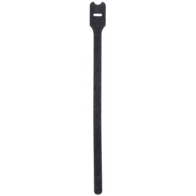 PANDUIT Hook-and-Loop Cable Tie: 12 in Lg, 3.18 in, 0.5 in Wd, Nylon, Black - Plenum Rated Hook-and-Loop Cable Ties