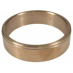Bronze wear ring for straight centrifugal pumps. Reduces leakage between impeller and casing to maintain pump efficiency. Compatible with Dayton pump models 4ZA44A and 1TMU9.