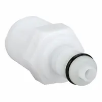 Quick Connection Insert: Insert, 1/8 in Pipe Size, NPT x MNPT, Acetal, White, 1 7/16 in Overall Lg (MPN PMCD2402)