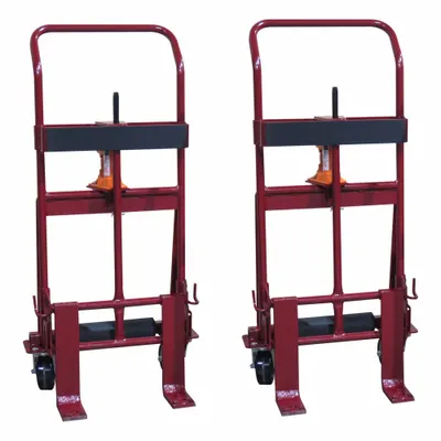 WESCO Hydraulic-Lift Machinery & Equipment Mover with Dual-Forks - Hydraulic-Lift Machinery & Equipment Movers with Dual-Forks