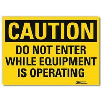 Entrance Sign: Reflective Sheeting, Adhesive Sign Mounting, 10 in x 14 in Nominal Sign Size (MPN U4-1176-RD_14X10)