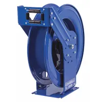 Spring Return Hose Reel: 75 ft (1/2 in I.D.), 300 psi Max Op Pressure, Brass, Blue (MPN TSHL-N-475)