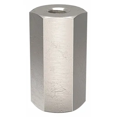 OEM Aluminum Female x Female Hex Standoff, 1/2 in Overall Length, 10 Pack - Aluminum Female x Female Standoffs