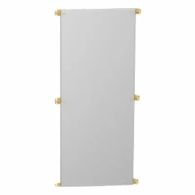 HAMMOND Inner Panel: Back Panel Panel, 48 in Overall Ht, 32 in Overall Wd, Steel - Interior Mounting Panels