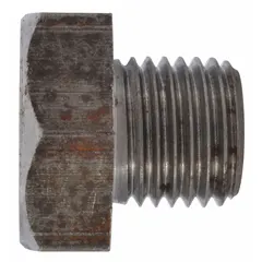 This fill plug is a replacement part for material handling equipment. It is designed to fit the 4ZD01G model and is compatible with Dayton brand units. Used to seal or fill openings in industrial maintenance and repair applications.
