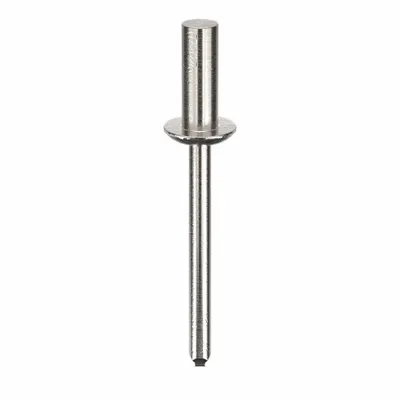 OEM Domed-Head Blind Rivet, 0.188" Dia, 1 31/36" L, PK250 - Domed-Head Blind Rivets