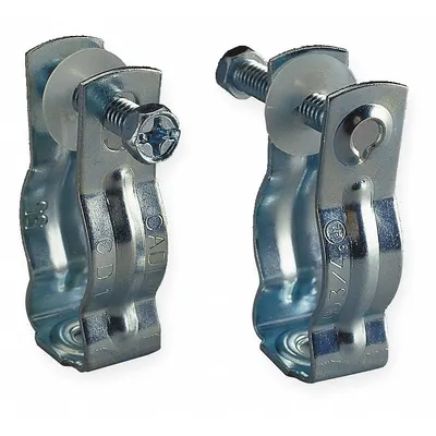 NVENT CADDY Conduit & Cable Hanger - Screw-On: Galvanized, 2 in Trade Size - Hangers for Conduit & Pipe
