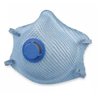 Disposable Respirator: Dual, Non-Adj, Molded Nose Bridge, Comfort, Blue, M Mask Size, MOLDEX, 10 PK (MPN 2500N95)