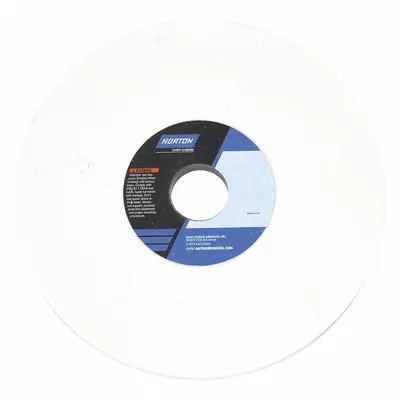 NORTON Straight Grinding Wheel Type 1 8" x 1/2" x 1-1/4" 38A60-KVBE 5 PK - Grinding Wheels for Light-to-Moderate Grinding of Tool Steels