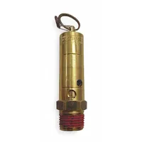 CONTROL DEVICES Air Safety Valve: Hard Seat, 1/2 in (M)NPT Inlet (In.), 150 psi Preset Setting (PSI) (MPN SN50-1A150)