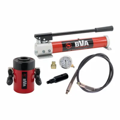BVA HYDRAULICS SP10-6003T Lifting Set, 60 Ton Hollow Cylinder with Pump - Lifting Sets
