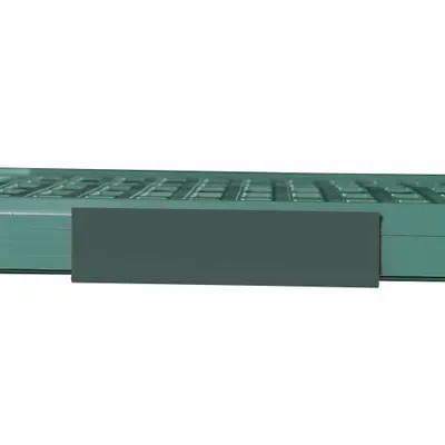 METRO CSM6-GRQ Gray Shelf Marker for MetroMax Q Series - Colored Identification Markers for Plastic Shelving