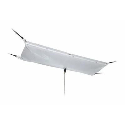 PIG Leak Diverter Tarp: 5 ft Lg, 16 in Wd, Straps Leak Diverter Mounting, Polyester/PVC - Under the Ceiling Leak Diverters
