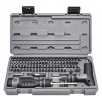 PROTO Multi-Bit Screwdriver: Proto, 21 or More Tips, 91 Pieces, 91 Bits, Alloy Steel, Single End (MPN J61390)