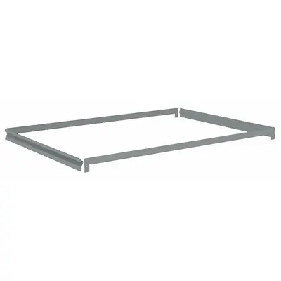 TENNSCO Open Deck Shelf Kit for Boltless Shelving, 48" x 30", Gray, ZAES-4830 - Open Deck Shelf Kits for Boltless Shelving