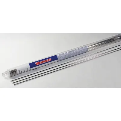 WESTWARD ERAZ92A TIG Welding Rods, Magnesium, 1/8 in x 36 in, 1 lb