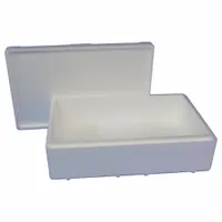 Insulated Shipping Container: 20 1/2 in x 12 1/2 in x 5 1/8 in, 0.75 in Insert Wall Thick, 2 PK (MPN ON55C)