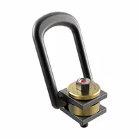 JERGENS Hoist Ring: Pivot/Swivel, w/Indicator, Black Oxide-Coated Steel, M36-4.00, Max. 16,535 lb (MPN 47588LC)