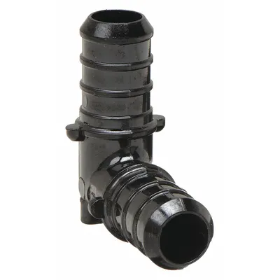 ZURN Crimp-On Polymer Barbed Tube Fitting Elbow - Crimp-On Polymer Barbed Tube Fittings