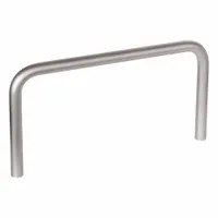 JW WINCO Pull Handle: Weld-On, Stainless Steel, Silver, 7.87 in Mounting Hole Center to Center (MPN 435.3-12-200-110-NI)