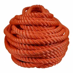 Static polyester rope with 3/4 in diameter and 2,260 lb working load limit. Suitable for rigging, climbing, industrial lifting, positioning, and load control tasks where minimal stretch is required.