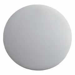 PTFE beaker cover with 30 mm diameter, unlined cap dust cover in white. Autoclavable for laboratory use to protect contents from contamination.