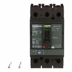 Molded case circuit breaker rated 150 A with a maximum interrupting rating of 65kA at 220/240V AC. Features instantaneous trip characteristic, ABC phase connection, and line/load lug terminals. Designed for use in I-Line panelboards for overcurrent protection in power distribution systems.