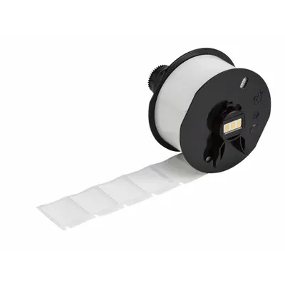 BRADY Wraparound Label: 3/4 in x 1 in, Vinyl - Brady Precut Label Rolls