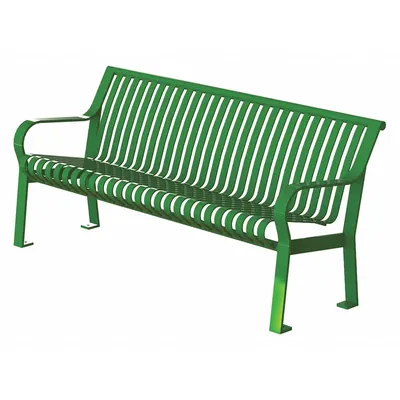 THOMAS STEELE Carnival Outdoor Bench - Powder Coated Steel Benches