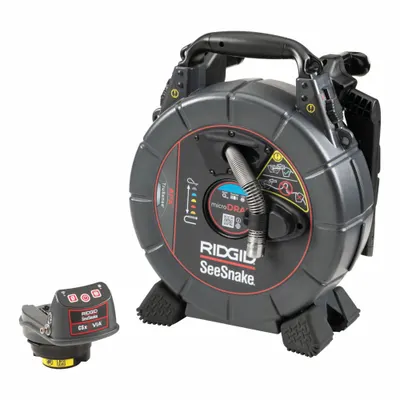 RIDGID Drain Inspection Camera System: Seesnake, Locator Included, 65 ft Lg. - Ridgid Pipe Inspection Camera Reels