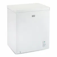 BLACK & DECKER Chest Freezer: White, 5 cu ft Capacity, 33 1/2 in x 24 7/8 in x 21 3/4 in (MPN BCFK516)