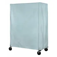 EAGLE GROUP Utility Cart Cover: Blue, Nylon, Hook-and-Loop, 72 in Wd, 63 in Ht, 24 in Dp (MPN CVC-63-2472-PB)
