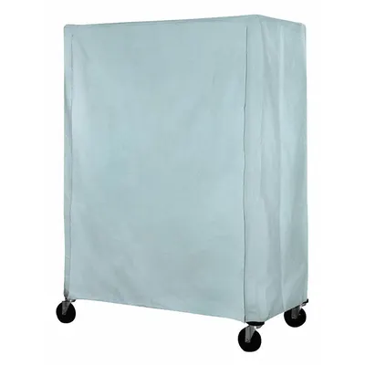 EAGLE GROUP Utility Cart Cover: Blue, Nylon, Hook-and-Loop, 72 in Wd, 63 in Ht - Hook-&-Loop Mildew-Resistant Coated Nylon Covers