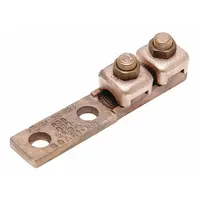 BURNDY Wire Connector: 400 kcmil – 500 kcmil Wire Sizes, 1/2 in Stud Size, Unplated Copper Lug Body (MPN QQA342N)