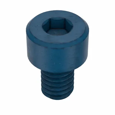 METRIC BLUE Socket Head Cap Screw: M4x0.70 Thread Size, 6 mm Lg, Std, Blue Phosphate - Metric System Standard Socket Head Cap Screws