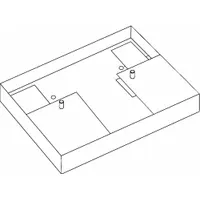 Ballast adapter plate accessory for use with retrofit kits. Facilitates mounting of ballasts in compatible lighting systems during conversion or upgrade projects