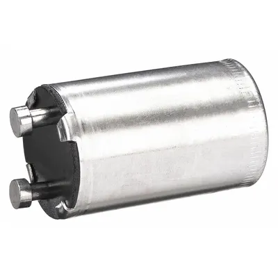HUBBELL WIRING DEVICE-KELLEMS FS4 Fluorescent Light Starter, 2-Pin, 40 W Max - Fluorescent Light Starters