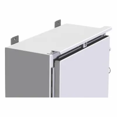 HAMMOND DK16GY Drip Shield Kit, Steel, Painted - Electrical Enclosure Accessories & Replacement Parts