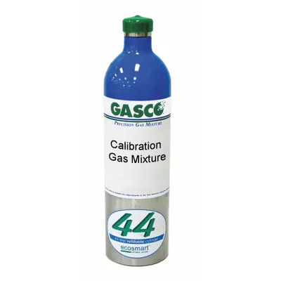 GASCO AI UZP44 Calibration Gas, Oxygen 20.9% in Nitrogen, Refillable - Calibration Gases for Portable Gas Detectors