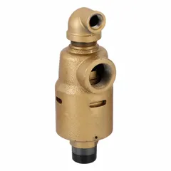 This DUFF-NORTON rotating joint is a straight, plain cast iron union with two passages. It features a 1-1/2" threaded rotating shaft and a carbon graphite seal, with a maximum speed of 700 rpm. Used to transfer fluid or gas from a stationary supply line into rotating machinery in industrial applications.
