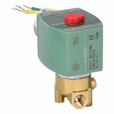 REDHAT Solenoid Valve: 2-Way, Normally Closed, 1/8 in Pipe Size, 12V DC, High Flow - 2-Way/2-Position, Normally Closed Solenoid Valves