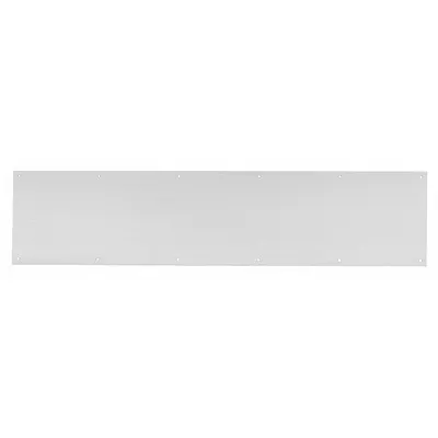 IVES 8400 US32D 10X34 B-CS Stainless Steel Door Kick Plate, 34 in W x 10 in H - Standard Door Kick Plates