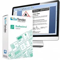 Single-user license for BarTender Pro label design software with a 3-year subscription term. Delivered via e-mail with an activation code. Compatible with the VNM SIGNMAKER printer series for creating and printing custom labels