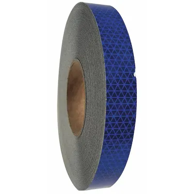 ORALITE Reflective Tape, Blue, 1 in x 50 yd, Acrylic Adhesive, MPN 22043 - Vehicle Reflective Tapes