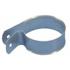 This loop clamp is designed for securing 3/4 in pipe in industrial piping systems. Made of steel with a pre-galvanized finish, it provides corrosion resistance for indoor applications. Typical uses include support for pipe runs in HVAC, machining, and material handling setups.