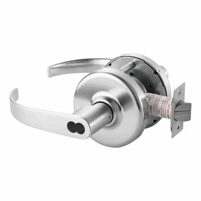 CORBIN Door Lockset: Classroom Security Lever Locksets, Chrome, ADA Compliant