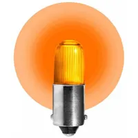 APPROVED VENDOR Compact LED Bulb: LED, Miniature Bayonet (BA9s), (T) Tubular, T3-1/4, 120V AC, Amber (MPN L10120MB-A)
